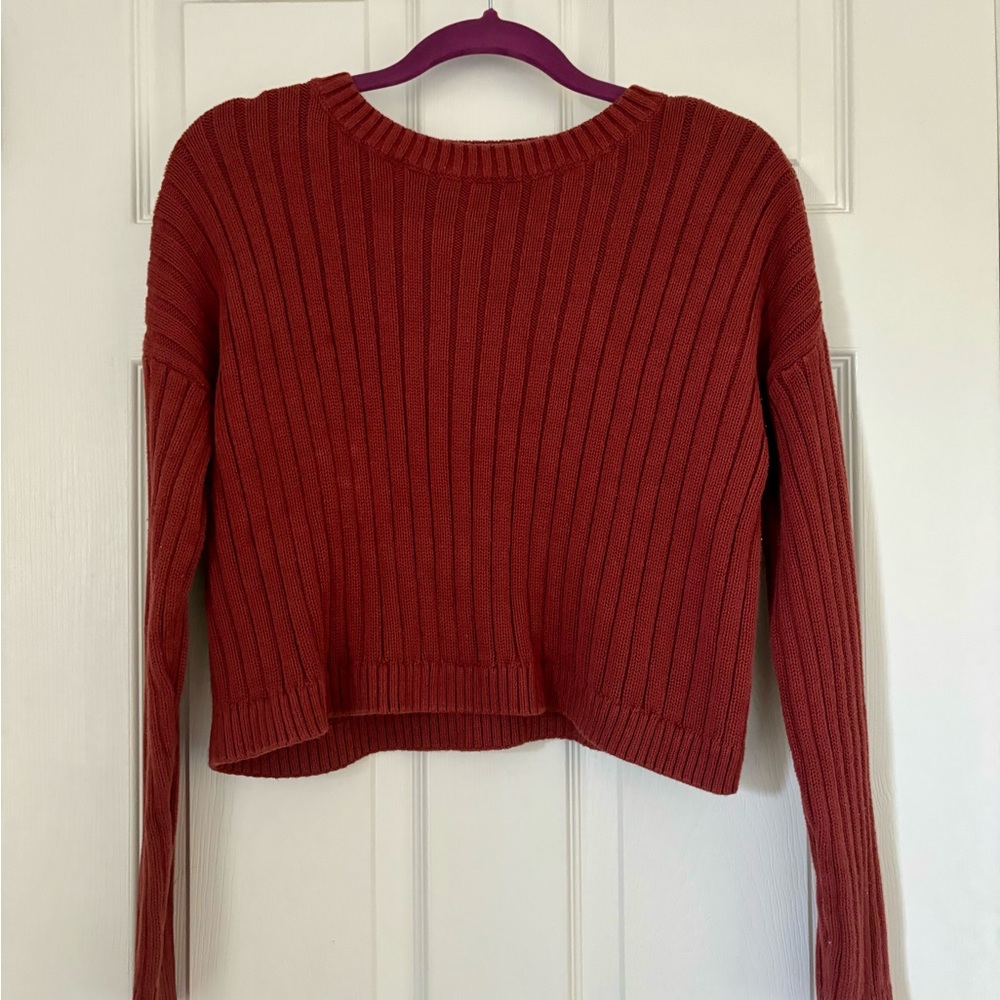 Pacsun LA Hearts Red Knit Sweater